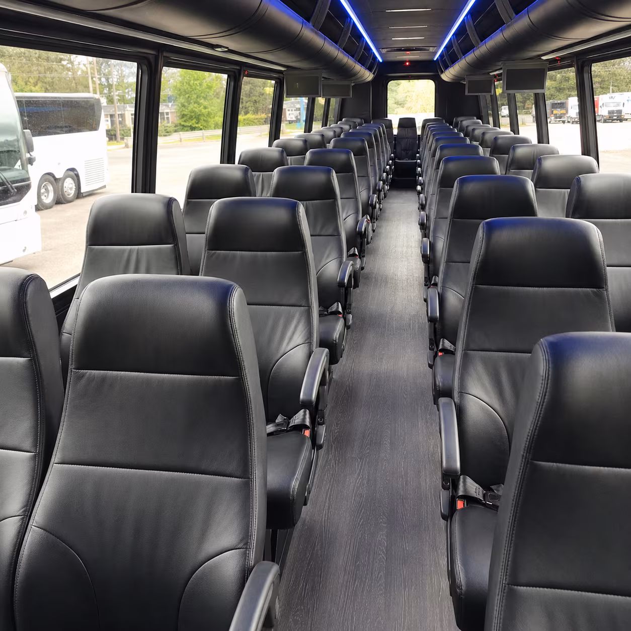 28 passenger minibus inside